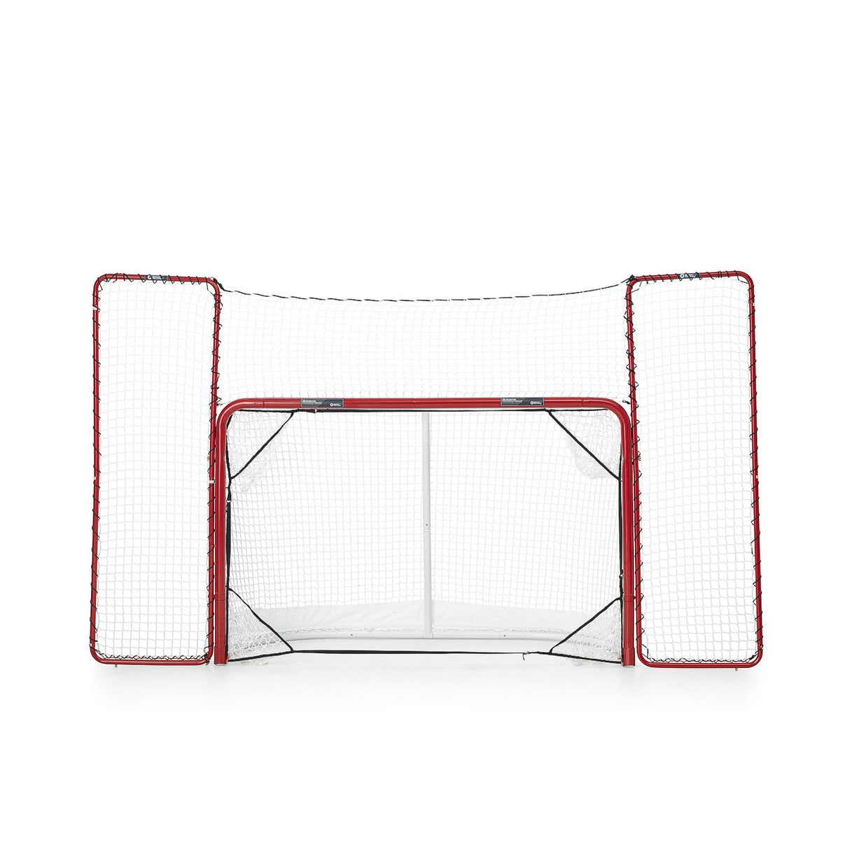 Extreme hockey goal backstop targets for practicing shooting at home with 60 cm side and top coverage.